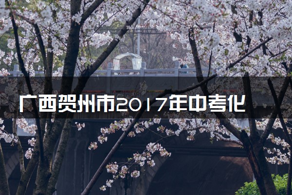 广西贺州市2017年中考化学真题试题（含解析）