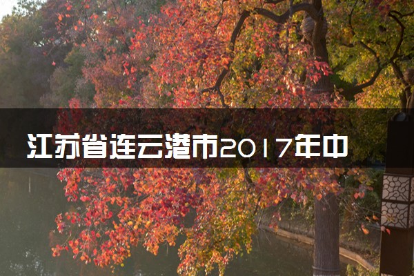 江苏省连云港市2017年中考化学真题试题（含答案）