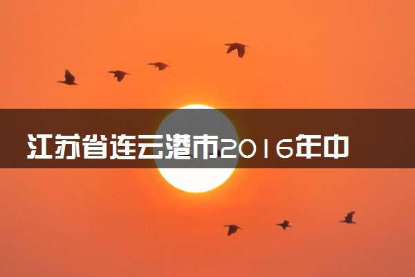 江苏省连云港市2016年中考物理真题试题（含答案）