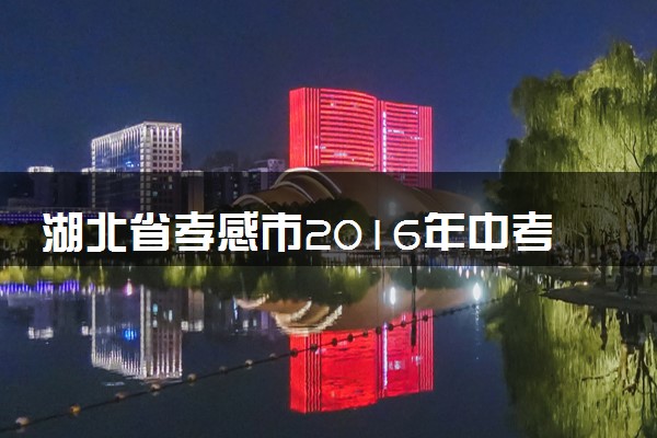 湖北省孝感市2016年中考物理真题试题（含答案）