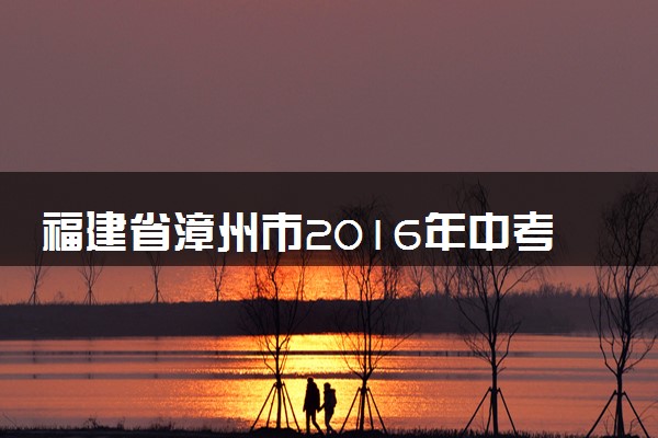 福建省漳州市2016年中考物理真题试题（含解析）