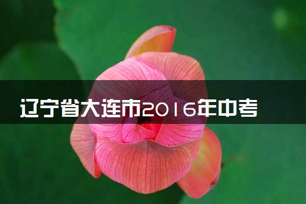 辽宁省大连市2016年中考物理真题试题（含答案）