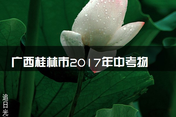 广西桂林市2017年中考物理真题试题（含解析）