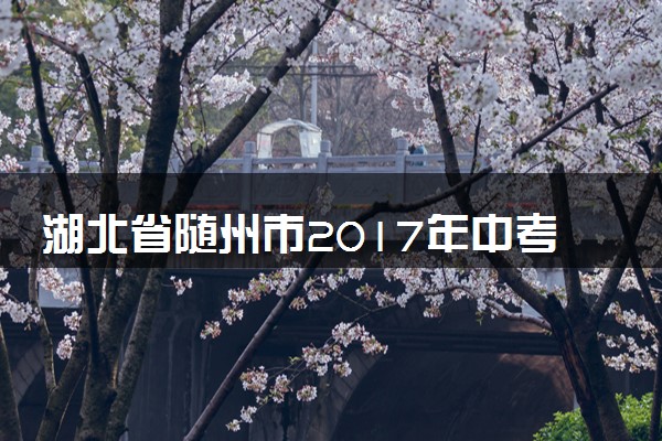 湖北省随州市2017年中考物理真题试题（含解析）
