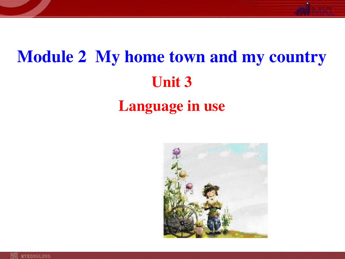 新外研版八年级英语上册配套课件：Module 2 My home town and my count
