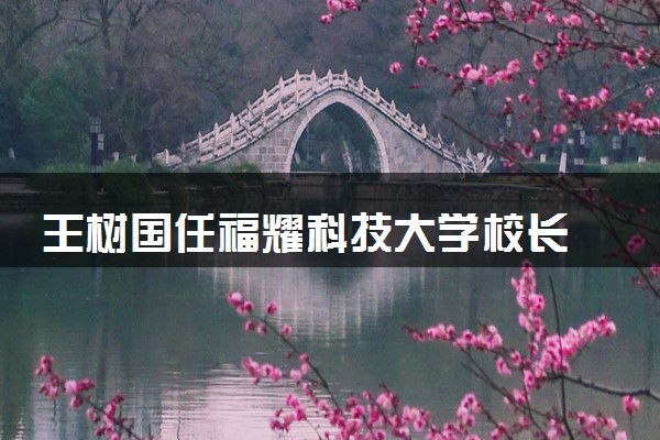 王树国任福耀科技大学校长 具体怎么回事