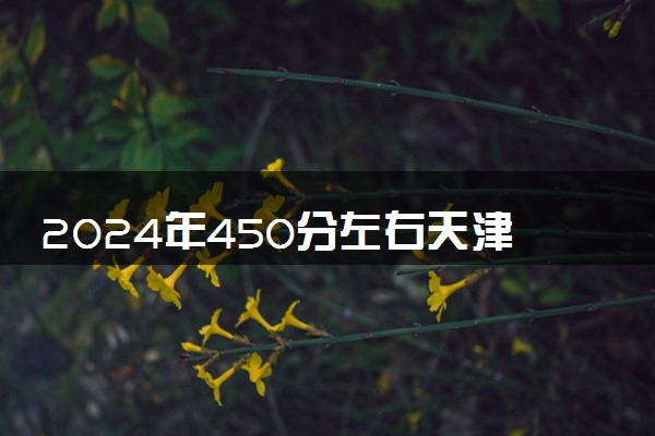 2024年450分左右天津的二本大学 哪个值得推荐
