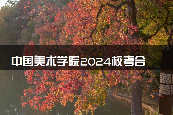 中国美术学院2024校考合格分数线公布 各专业分数线汇总
