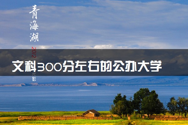 文科300分左右的公办大学 哪些学校好
