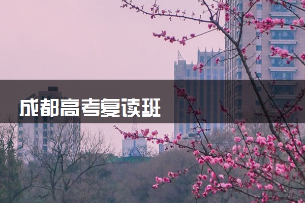 成都高考复读班