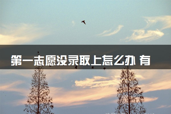 第一志愿没录取上怎么办 有什么注意事项