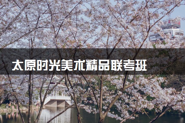 太原时光美术精品联考班