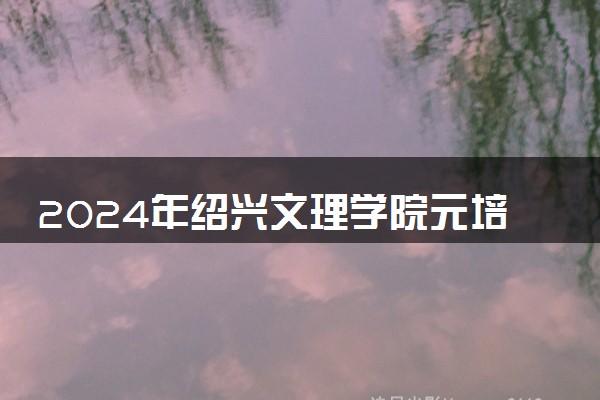 2024年绍兴文理学院元培学院艺术类专业有哪些