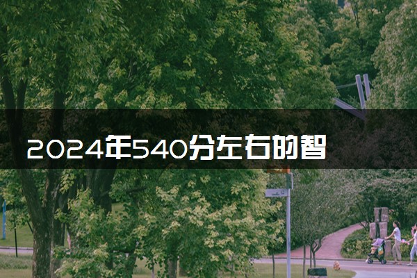 2024年540分左右的智能制造工程大学名单 有哪些推荐