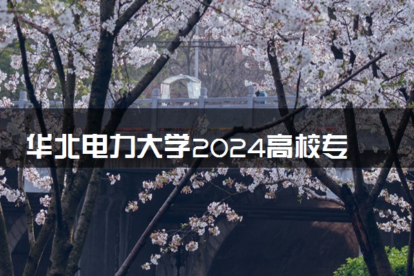 华北电力大学2024高校专项计划招生简章 招生专业及计划