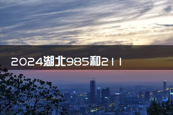 2024湖北985和211大学最低录取成绩 分数线预测