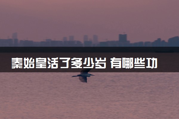 秦始皇活了多少岁 有哪些功绩成就