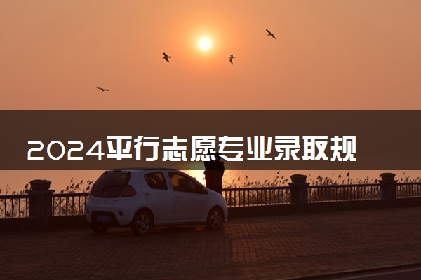 2024平行志愿专业录取规则 该怎么填报