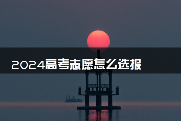 2024高考志愿怎么选报 有哪些填报策略