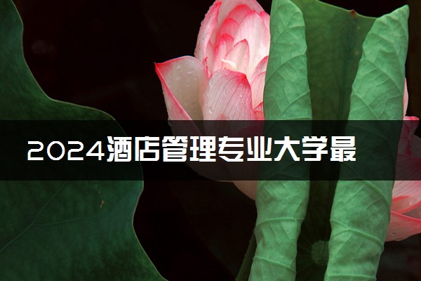 2024酒店管理专业大学最新排名 最好的50所大学排行榜