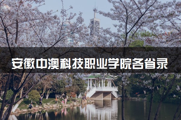 安徽中澳科技职业学院各省录取分数线及位次 投档最低分是多少(2024年高考参考)