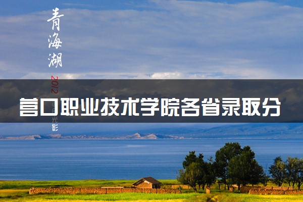 营口职业技术学院各省录取分数线及位次 投档最低分是多少(2024年高考参考)