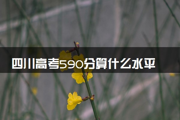 四川高考590分算什么水平 2024能上哪些大学