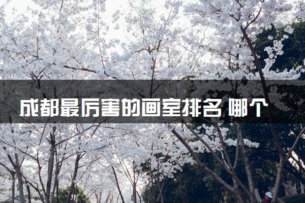 成都最厉害的画室排名 哪个画室值得推荐