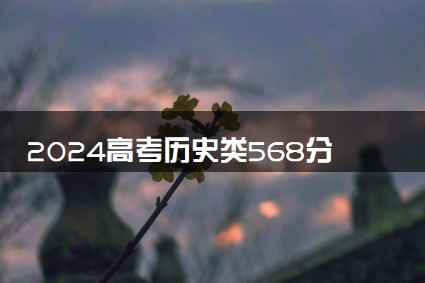 2024高考历史类568分左右能报什么大学 可以上的院校名单