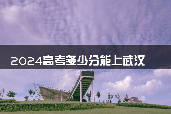 2024高考多少分能上武汉纺织大学外经贸学院 最低分数线和位次