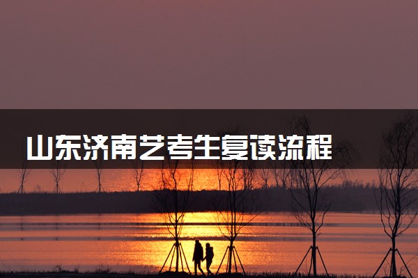 山东济南艺考生复读流程