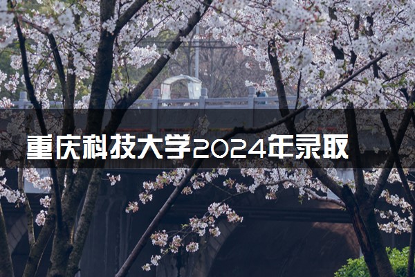 重庆科技大学2024年录取分数线 各专业录取最低分及位次