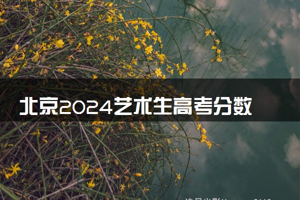 北京2024艺术生高考分数怎么算 录取原则是什么