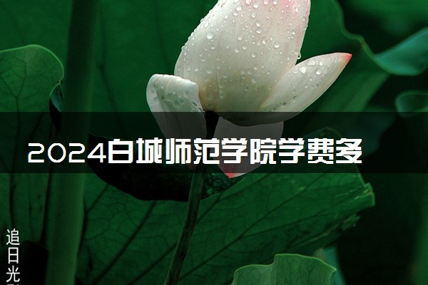 2024白城师范学院学费多少钱一年 各专业收费标准
