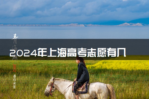 2024年上海高考志愿有几个批次 可以填多少个专业和学校