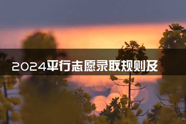 2024平行志愿录取规则及填报技巧 注意事项有哪些