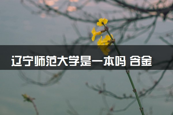 辽宁师范大学是一本吗 含金量怎么样