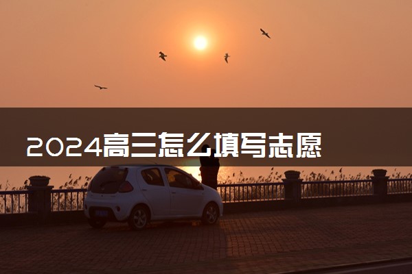 2024高三怎么填写志愿 最全志愿填报实用攻略