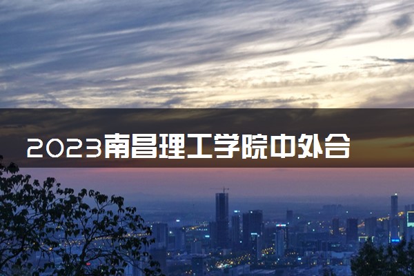 2023南昌理工学院中外合作办学录取分数线 最低多少分能上