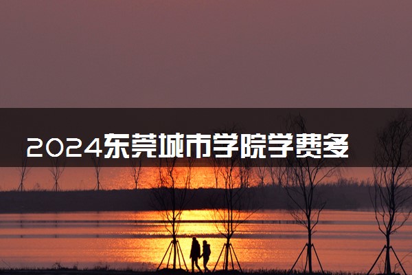 2024东莞城市学院学费多少钱一年 各专业收费标准