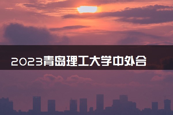 2023青岛理工大学中外合作办学录取分数线 最低多少分能上