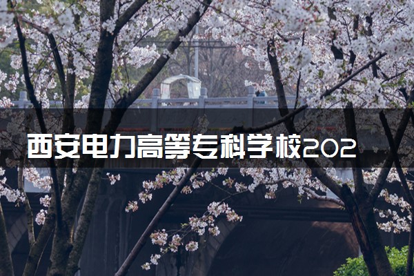 西安电力高等专科学校2024年录取分数线 各专业录取最低分及位次