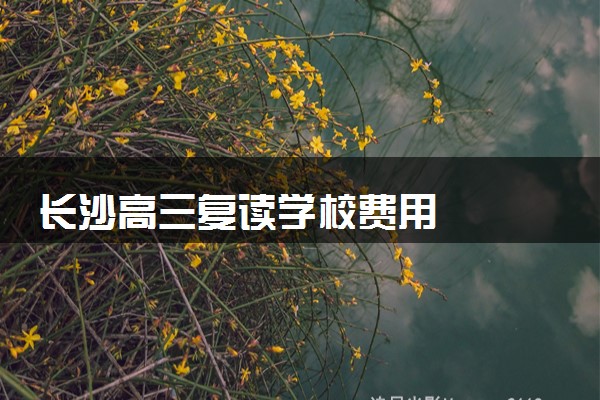 长沙高三复读学校费用