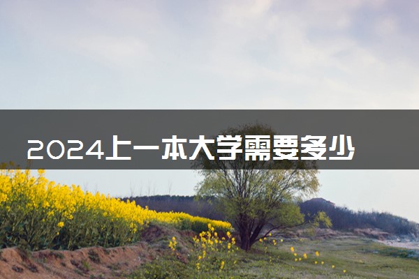 2024上一本大学需要多少分 一本好考吗
