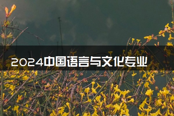 2024中国语言与文化专业就业前景及就业方向最新
