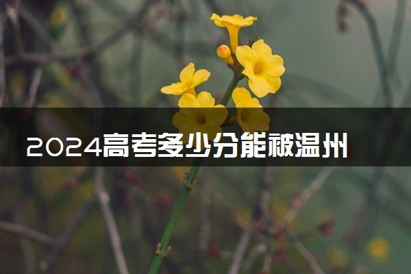 2024高考多少分能被温州科技职业学院录取（附2023各省最低录取分数线及位次）
