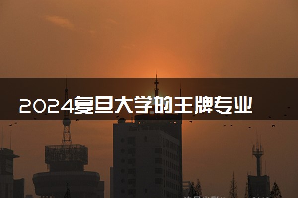 2024复旦大学的王牌专业 哪些专业最吃香