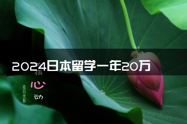 2024日本留学一年20万够吗 一年学费大约有多少