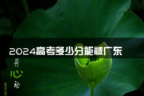 2024高考多少分能被广东生态工程职业学院录取（附2023各省最低录取分数线及位次）