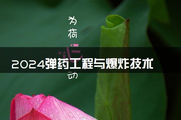 2024弹药工程与爆炸技术专业是文科还是理科 就业前景及方向
